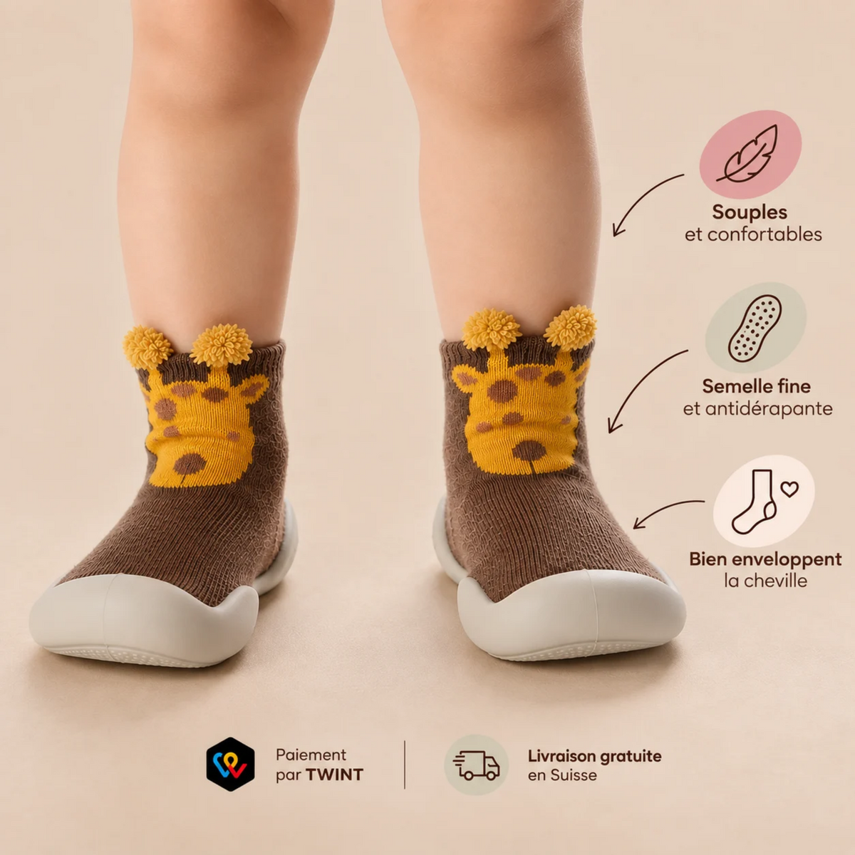 Chaussons premiers pas